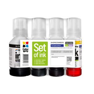 Комплект чорнил для Epson L-4150/4160/6160/6170 (127мл+3х70мл) ColorWay