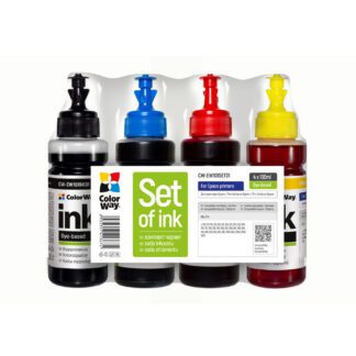 Комплект чорнил для Epson L-100/200 series (4х100мл) ColorWay